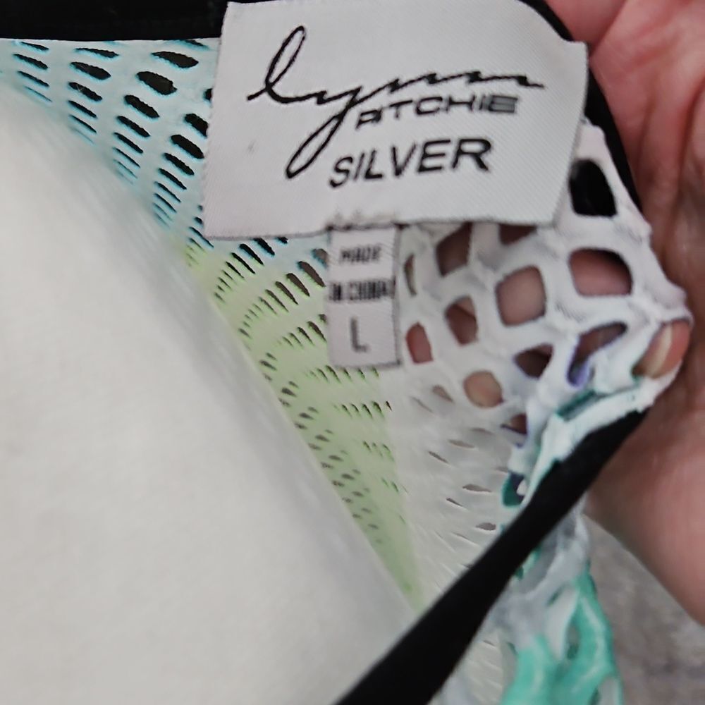 Lynn Ritchie Silver Mesh Top - Picture 5 of 10